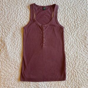 Wild fable button up tank